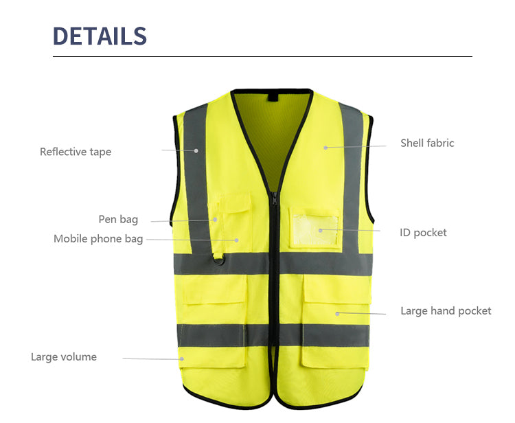 Hi Vis Vest SAFETECH